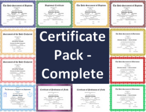 Certificate Pack – Complete