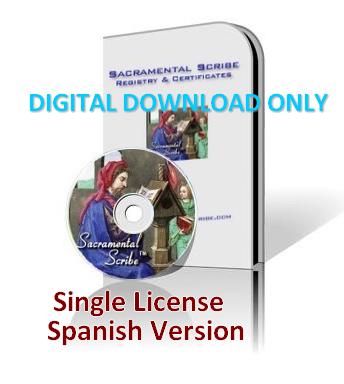 101S - Sacramental Scribe™ - Single License, Spanish  