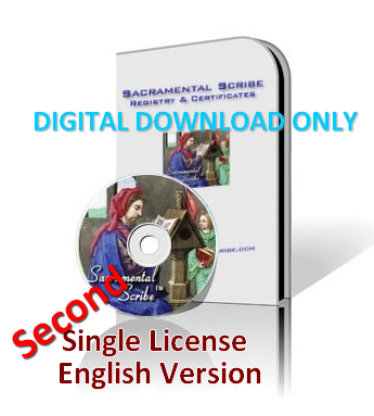 102 - Sacramental Scribe™ - 2nd License 